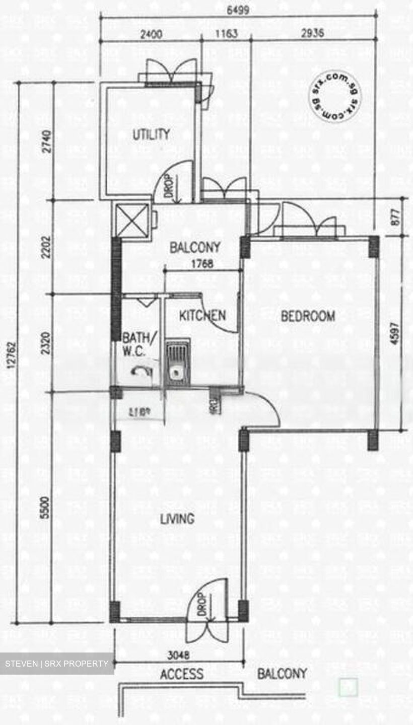 Blk 30 Jalan Klinik (Bukit Merah), HDB 2 Rooms #489643911